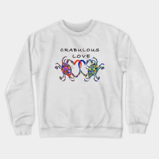 Crab Lover Gift, Crabulous Love Crewneck Sweatshirt